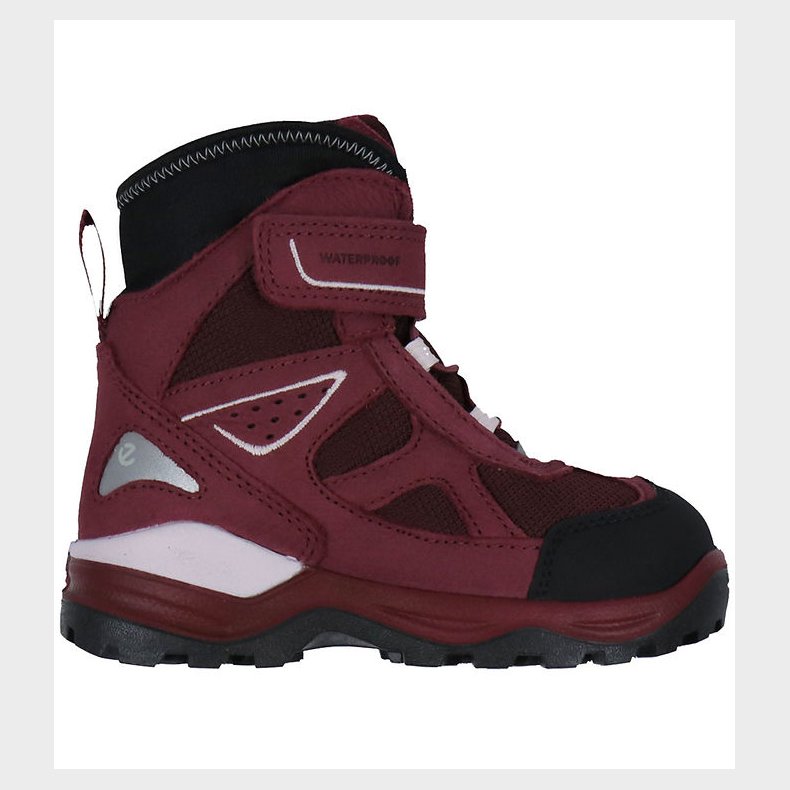 Ecco Vinterst�vler - Snow Mountain - BLACK/RED PLUM/DARK RUBY