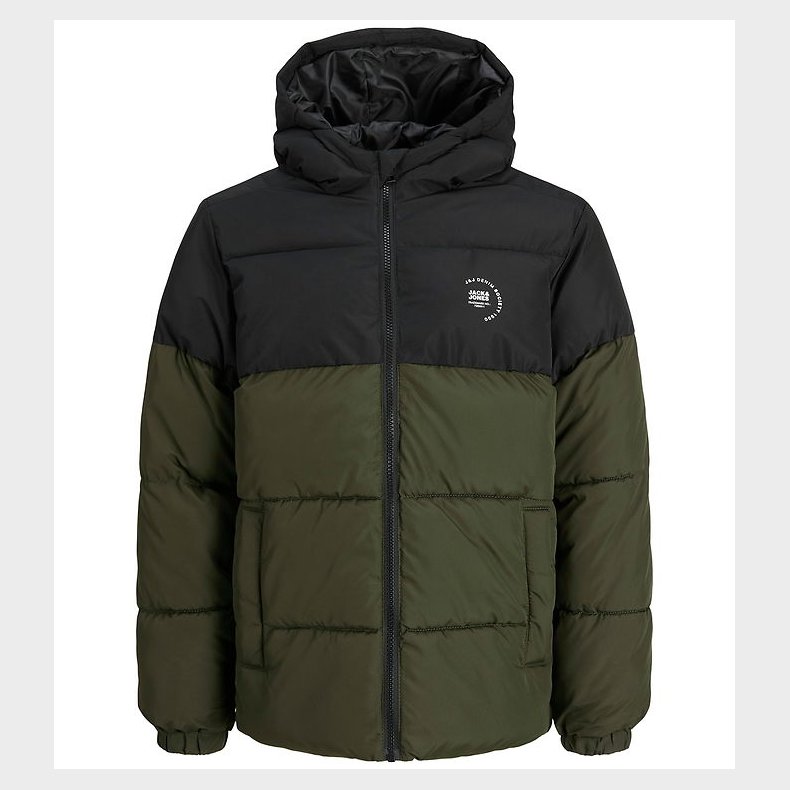 Jack & Jones Dynejakke - JjmAze - Rosin/BLOCKING WITH WHITE LOGO