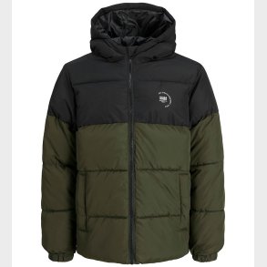 Jack & Jones Dynejakke - JjmAze - Rosin/BLOCKING WITH WHITE LOGO