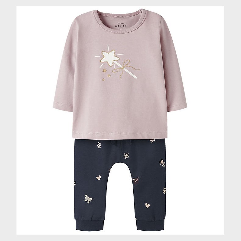 Name It Nattj 2-delt - NbfVubie - Burnished Lilac/Navy Blazer