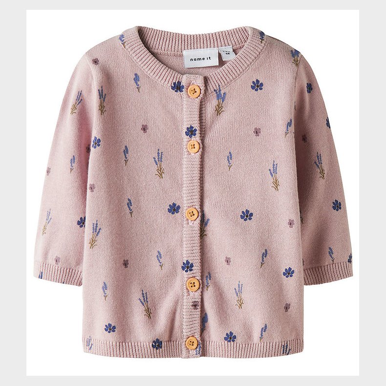 Name It Cardigan - Strik - NbfOhio - Burnished Lilac