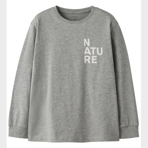 Name It Bluse - NkmOrson - Grey Melange