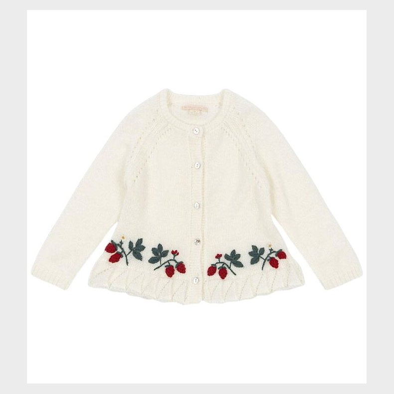 Konges Sl�jd Cardigan - Strik - Minia - Bright White