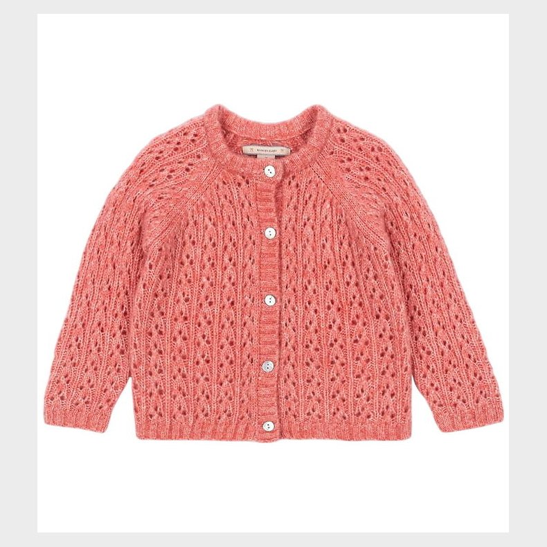 Konges Sljd Cardigan - Uld- Strik - Isa - Pink m. Hulmnster