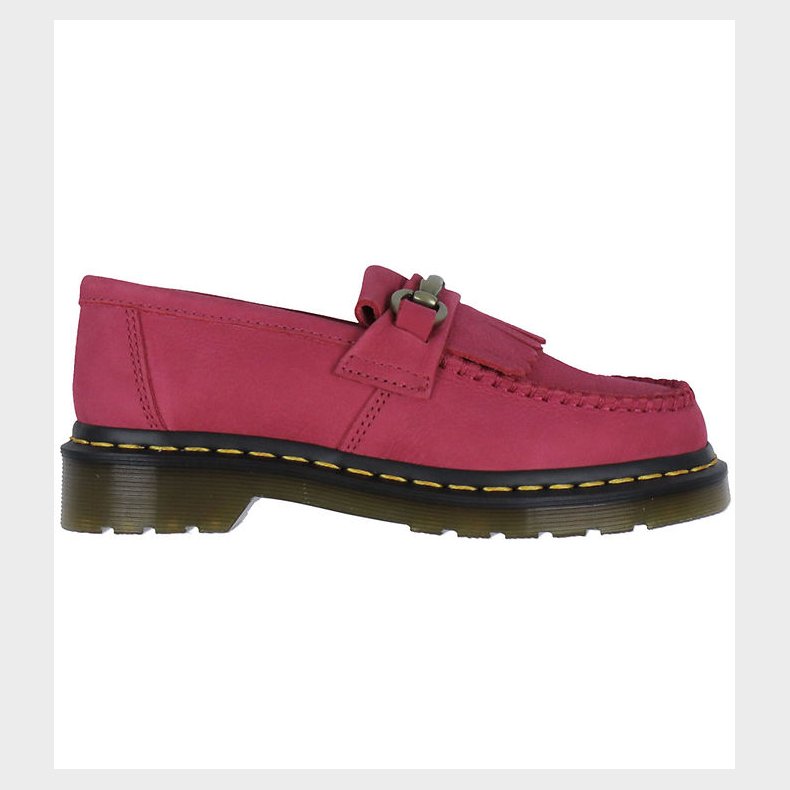 Dr. Martens sko - Adrian Snaffle - Fuchsia Pink Milled