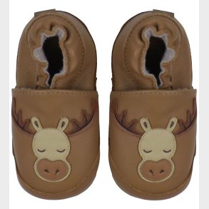 Melton Hjemmesko - Skindfutter - Cognac