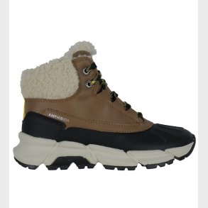 Geox Vinterstvler - J Flexyper Plus - Brown/Yellow