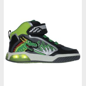 Geox Stvler m. Lys - Inex - Black/Lime