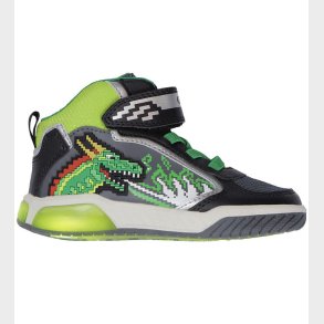 Geox Stvler m. Lys - J Inek B A - Sort/Lime