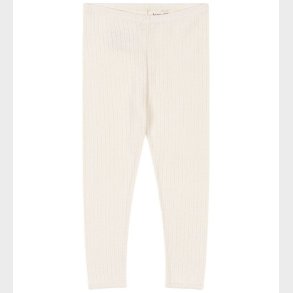 Konges Sljd Leggings - Rib - Minnie - Antique White