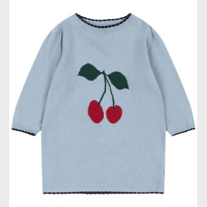 Konges Sljd Kjole - Bomuld/Uld - Strik - Alexa - Blue Fog