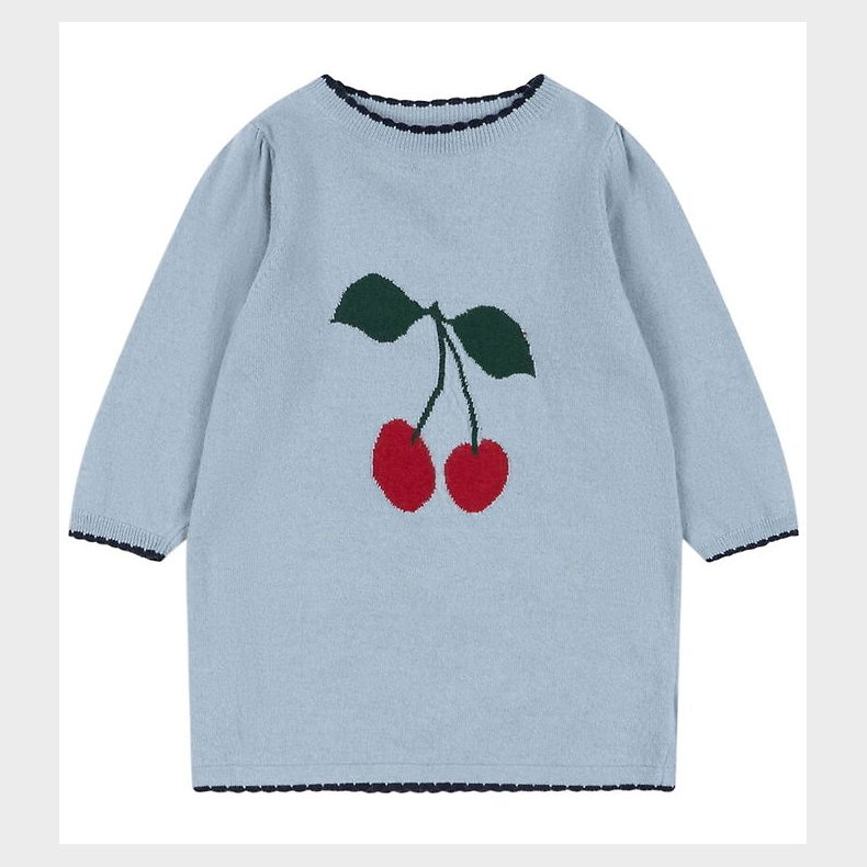 Konges Sljd Kjole - Bomuld/Uld - Strik - Alexa - Blue Fog