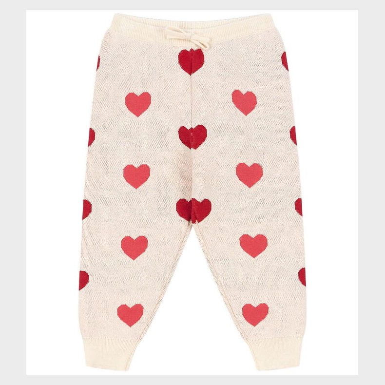 Konges Sljd Bukser - Strik - Lapis - Coeur Color Duo Pink