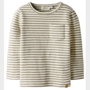 Lil Atelier Bluse - Slim - NmmThoro - Turtledove/Sepia Tint