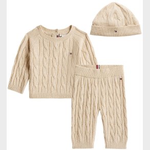 Tommy Hilfiger Gaveske - Sweatshirt/Sweatpants/Hue - Malted Mil