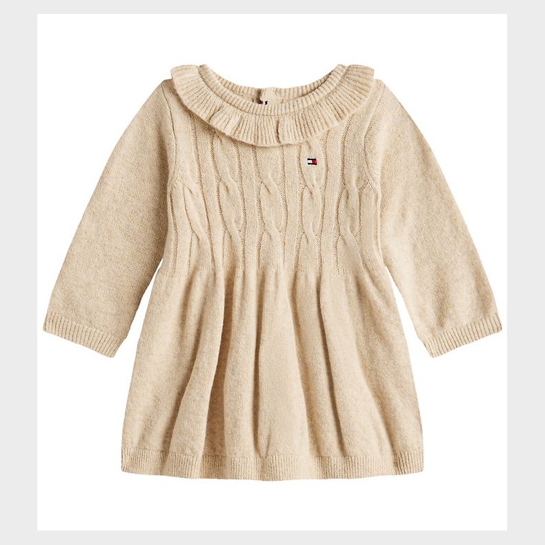 Tommy Hilfiger Kjole - Strik - Cable - Malted Milk Heather