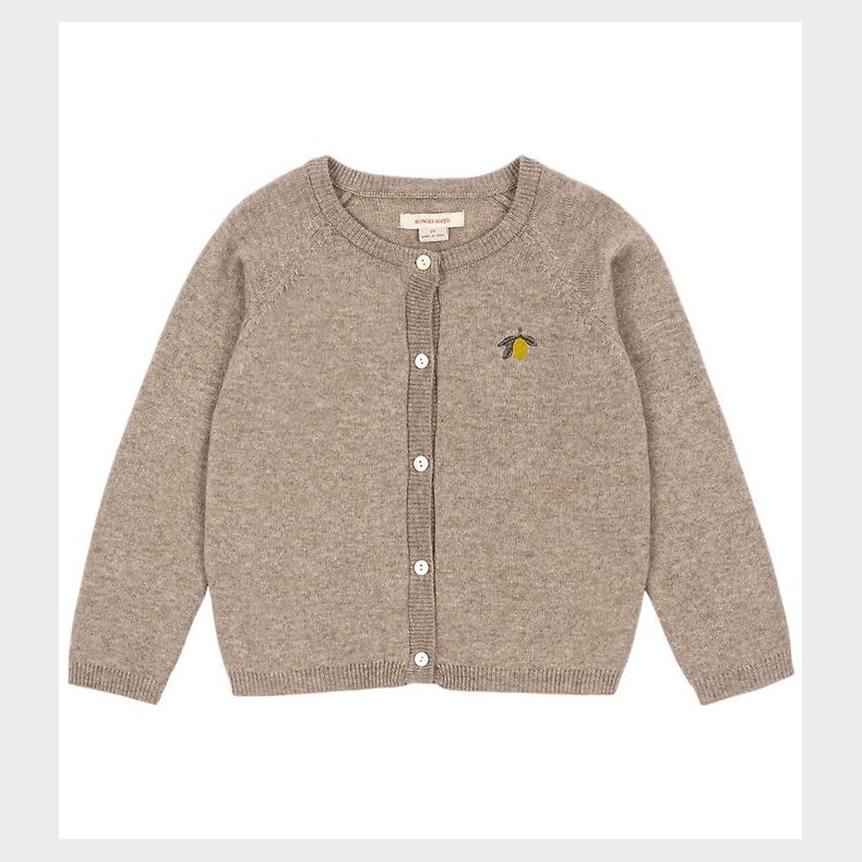 Konges Sljd Cardigan - Uld - Strik - Mattou - Lysebrun