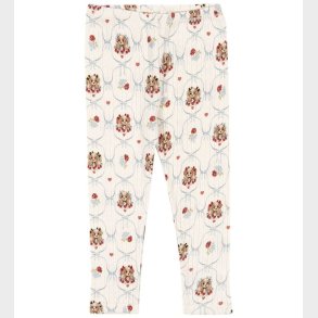 Konges Sljd Leggings - Rib - Minnie - Puppy m. Hulmnster