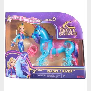 Unicorn Academy Legetjsfigurer - 13,5 cm - Isabel & River