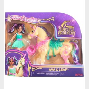 Unicorn Academy Legetjsfigurer - 13,5 cm - Ava & Leaf