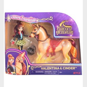 Unicorn Academy Legetjsfigurer - 13,5 cm - Valentina & Cinder