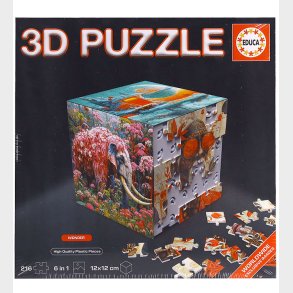 Educa 3D Puslespil - 216 Brikke - Cube Wonder