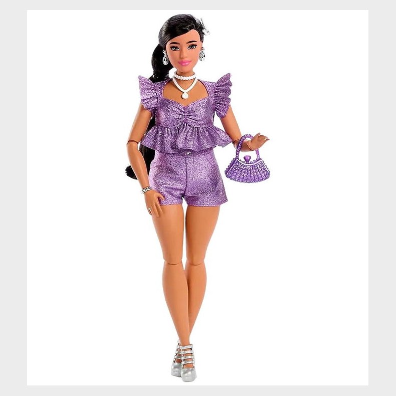 Barbie Dukke - 30 cm - Deluxe Style Purple Shorts Indian