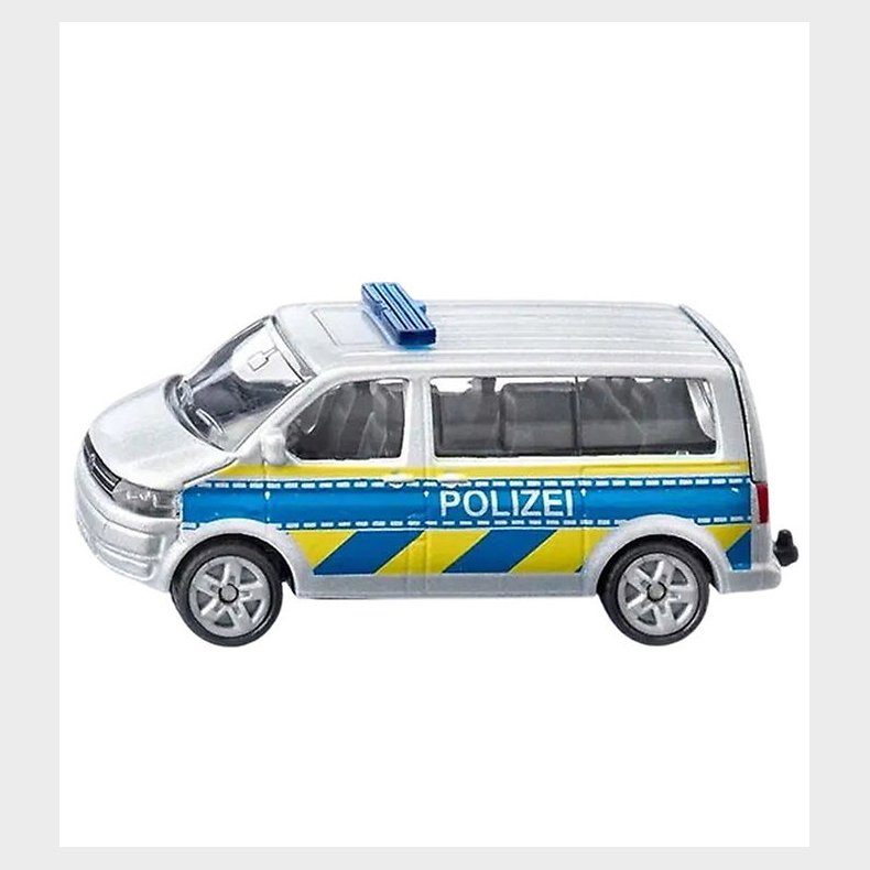 Siku Politibil - Highay Patrol VW T5 - S�lv/Bl�