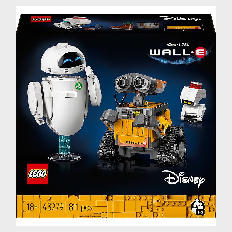LEGO® Disney - WALL-E Og Eva - 43279 - 811 Dele