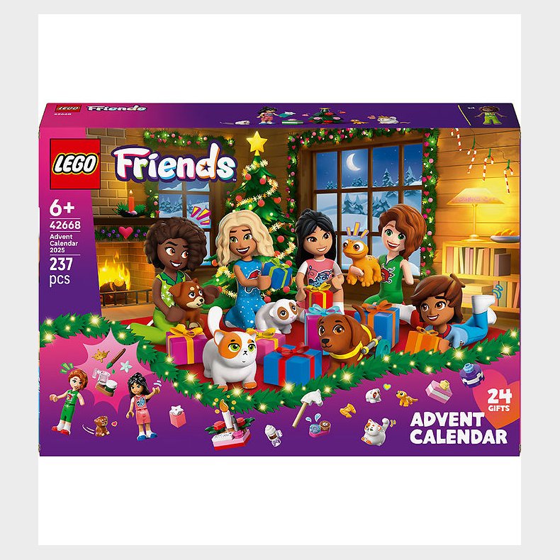 LEGO® Friends Julekalender - 42668 - 237 Dele