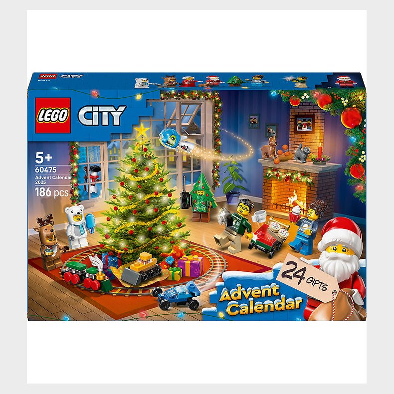 LEGO® City Julekalender - 60475 - 186 Dele