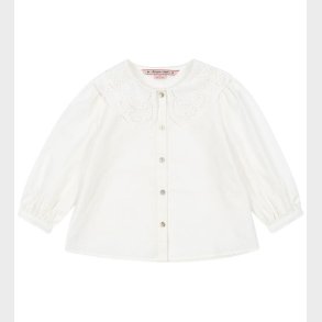 Konges Sljd Skjorte - Rilo Collar - Optic White