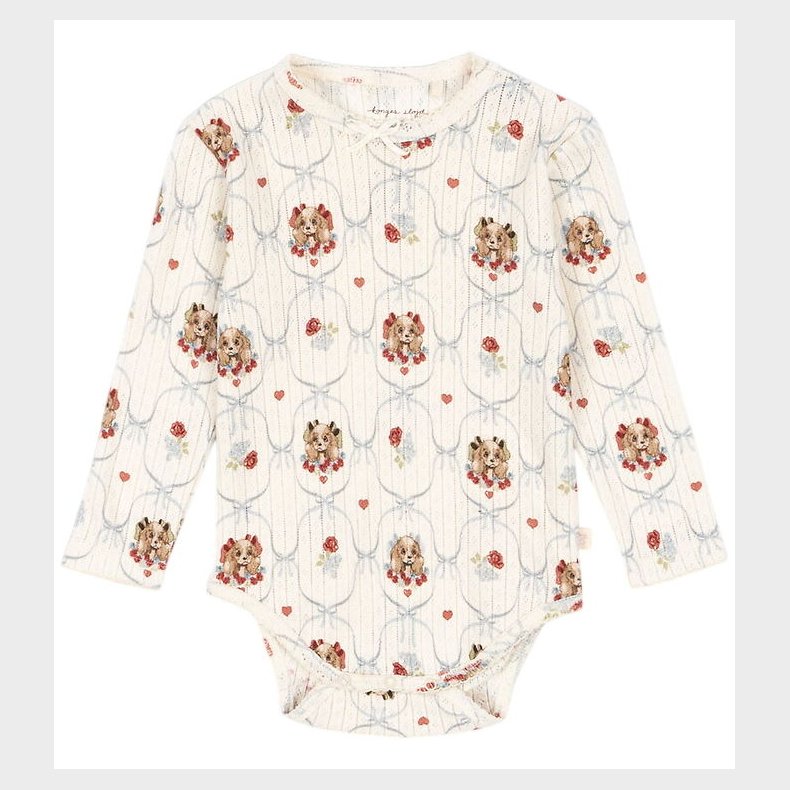 Konges Sljd Body l/ - Rib - Minnie - Puppy m. Hulmnster