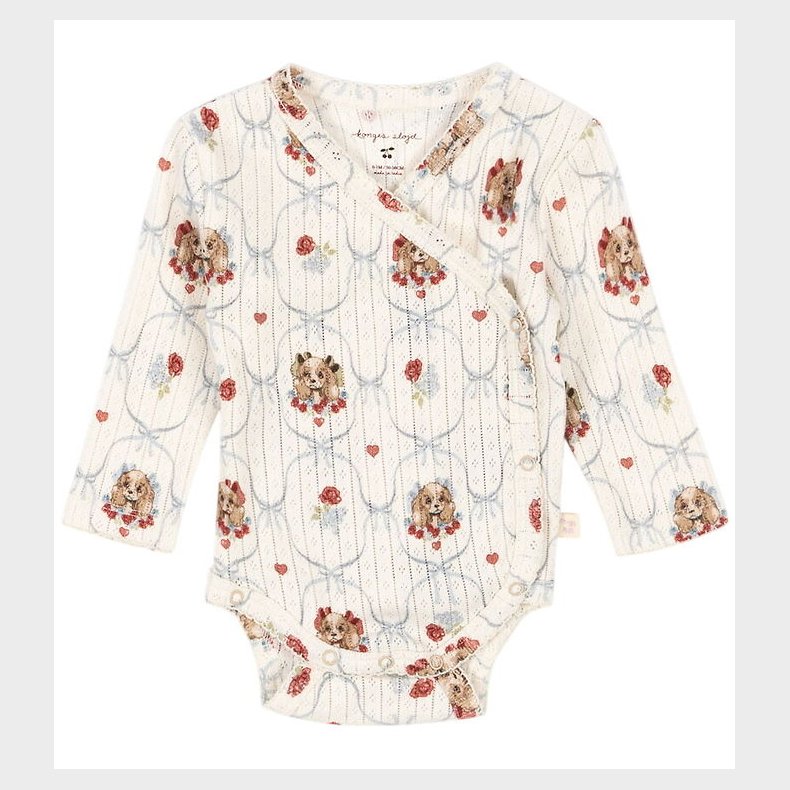 Konges Sljd Body l/ - Rib - Minnie - Puppy m. Hulmnster