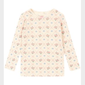 Konges Sljd Bluse - Rib - Minnie - Fleur Decor m. Hulmnster