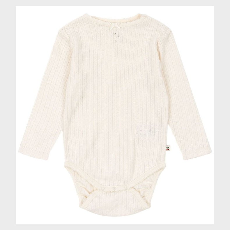 Konges Sljd Body l/ - Rib - Minnie - Antique White