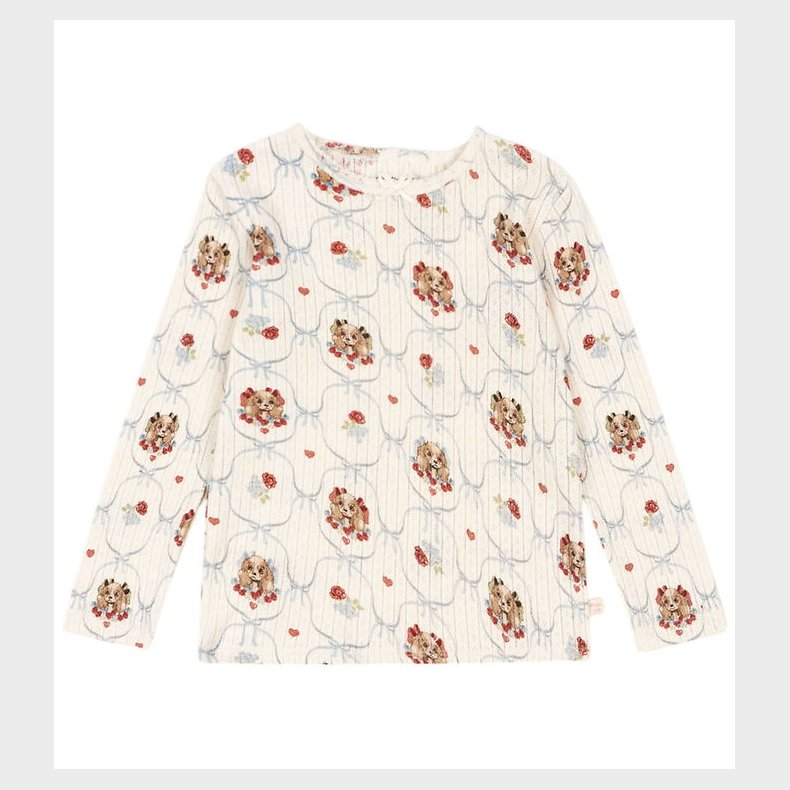 Konges Sljd Bluse - Rib - Minnie - Puppy m. Hulmnster