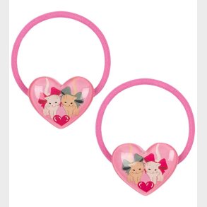 Konges Sljd Hrelastikker - 2-pak - Vilma - Bow Kitty