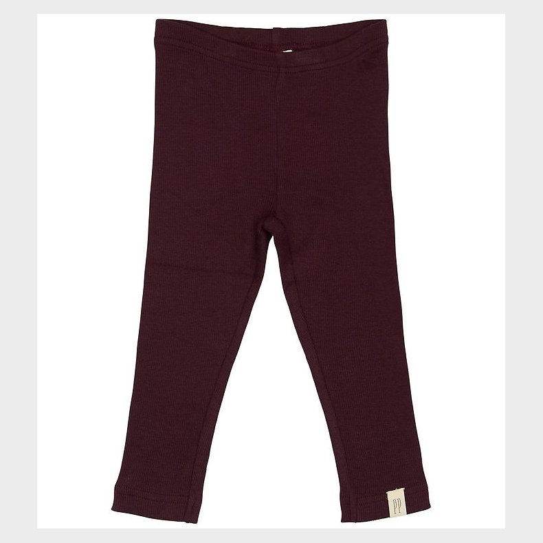 Petit Piao Leggings - Rib - Modal - Dark Grape