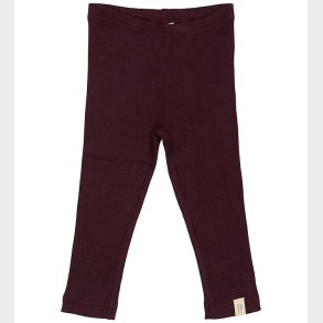 Petit Piao Leggings - Rib - Modal - Dark Grape