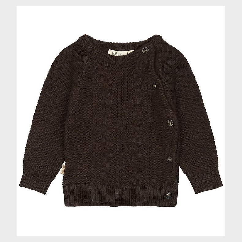 Petit Piao Bluse - PPDago - Strik - Brun