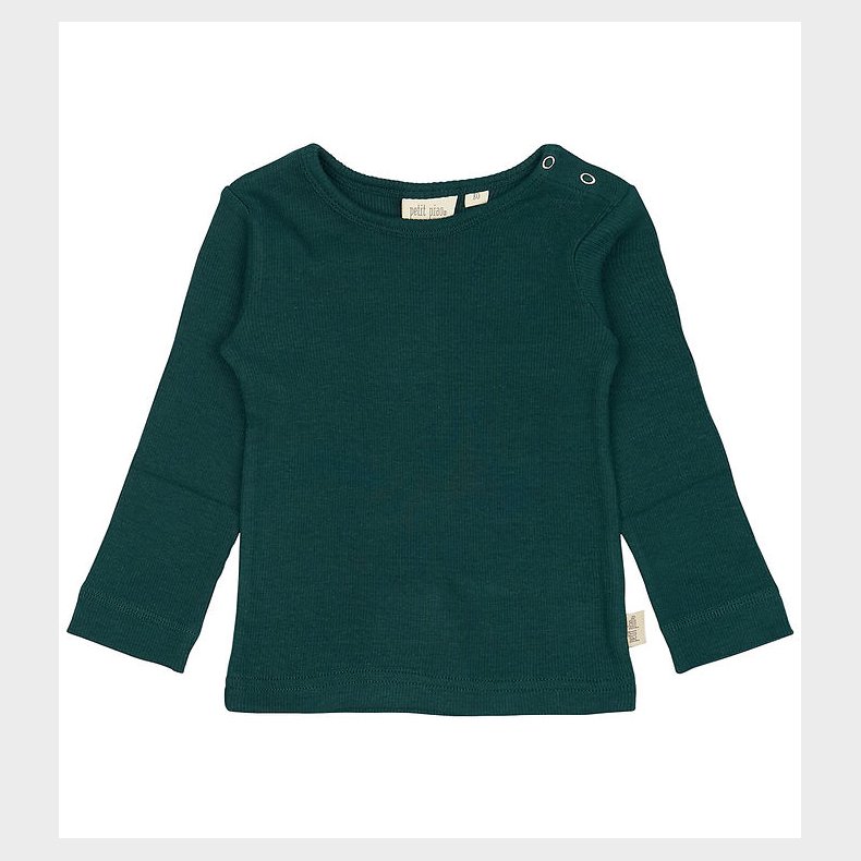 Petit Piao Bluse - Rib - Modal - Dark Sea
