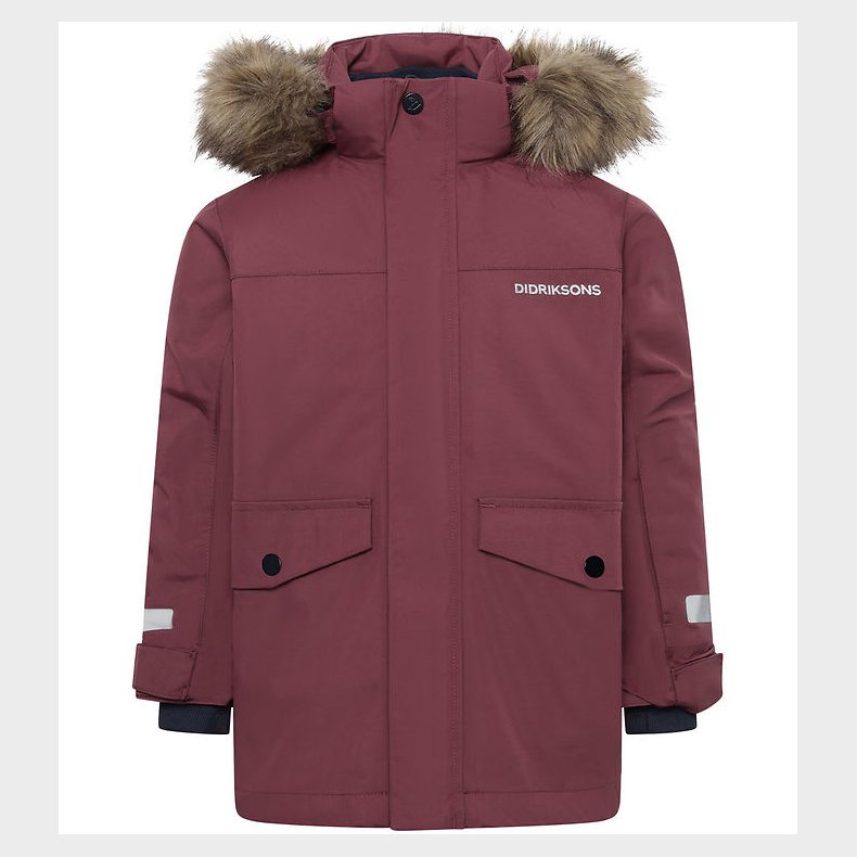 Didriksons Vinterjakke - Bjrven - Anemon Red