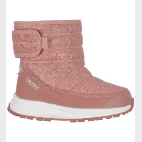 Viking Vinterstvler - Equip Glitter Warm WP Pull-on - Pink