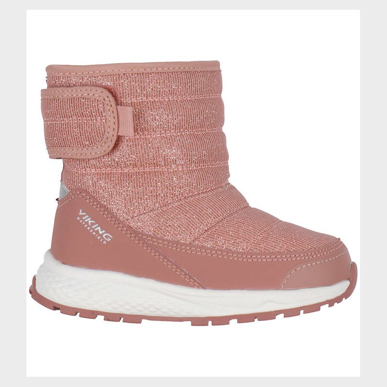 Viking Vinterstvler - Equip Glitter Warm WP Pull-on - Pink