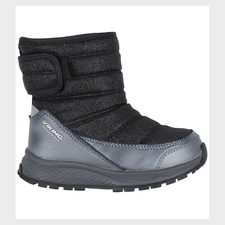 Viking Vinterstvler - Equip Glitter Warm WP Pull-on - Sort