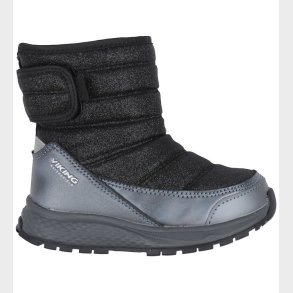 Viking Vinterstvler - Equip Glitter Warm WP Pull-on - Sort