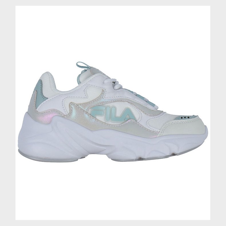 Fila Sko - Collene Logo - Hvid/Silver/Blue Haze