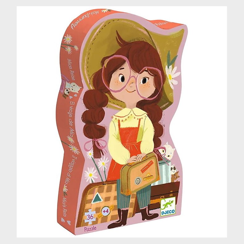 Djeco Puslespil - Mia's Journey - 36 Brikker
