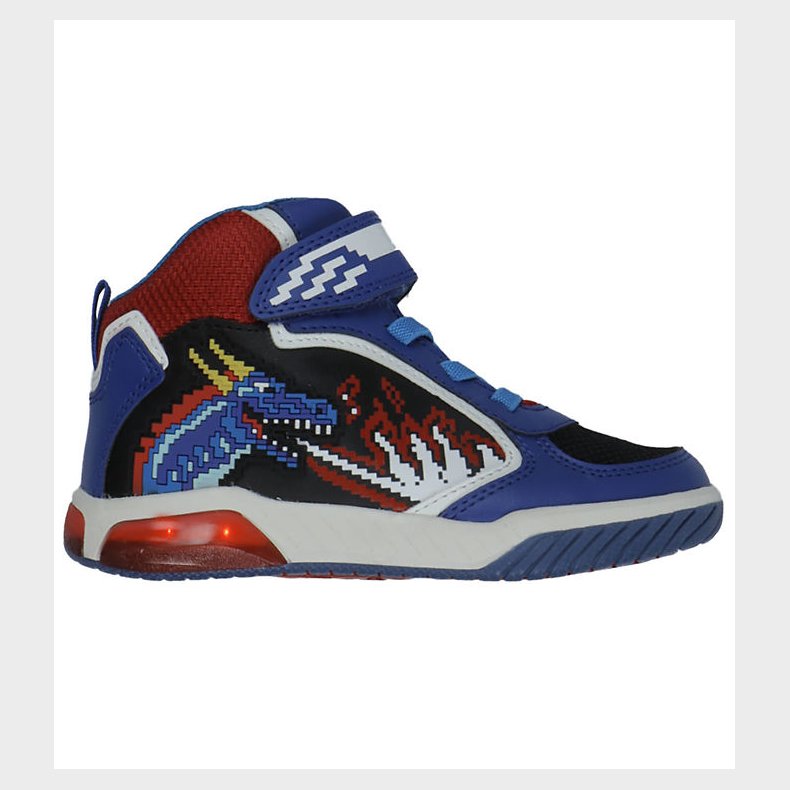 Geox Stvler m. Lys - Inex - Royal/Red